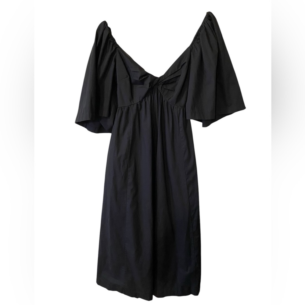 Abercrombie & Fitch Black Midi Dress